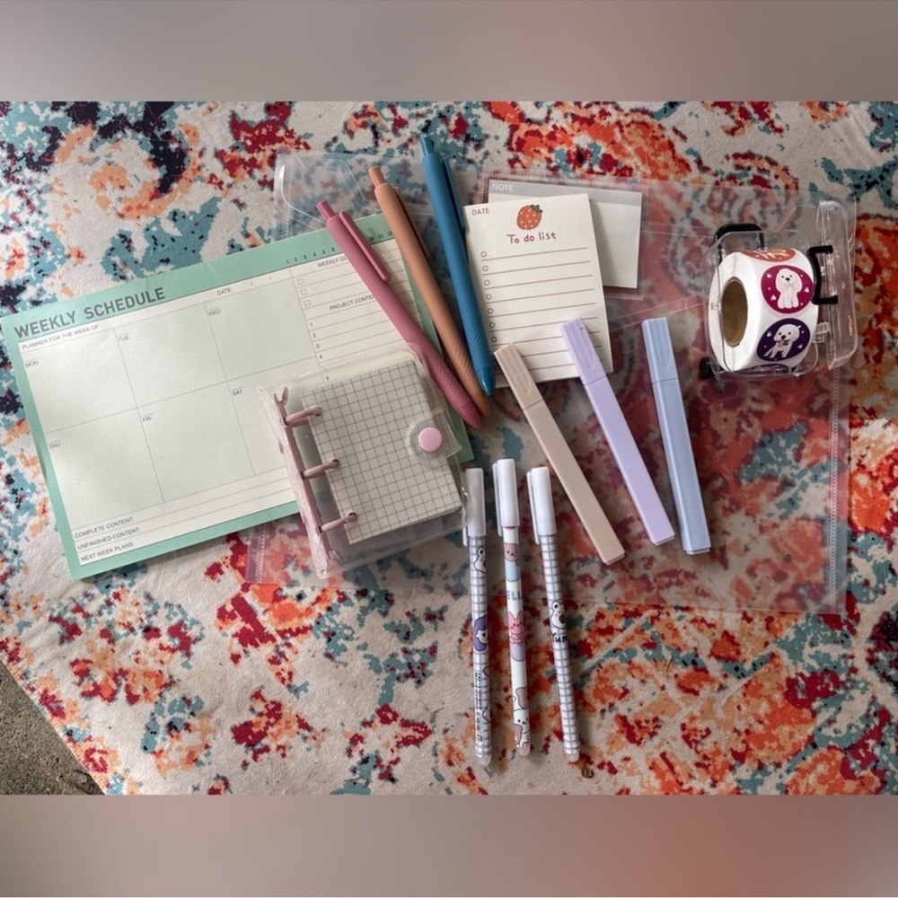 14 piece Monthly Planner & Stationery Set
